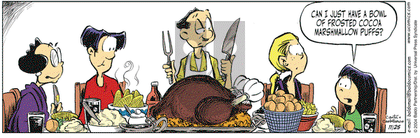 Baldo on Thursday November 25, 2004 Comic Strip