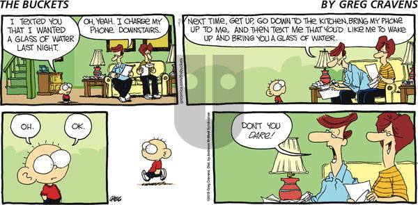 The Buckets on Sunday November 3, 2019 Comic Strip