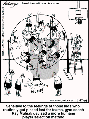 Close to Home - Monday September 17, 2001 Comic Strip