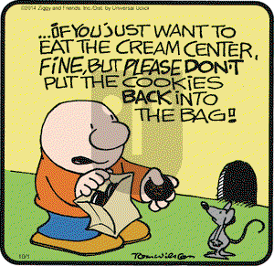 Ziggy on Wednesday October 1, 2014 Comic Strip