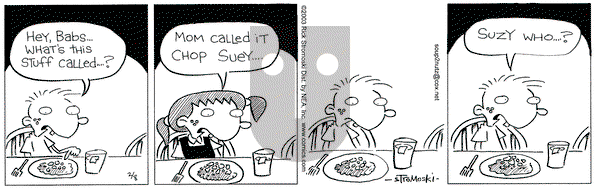 Soup to Nutz - Old on Saturday February 8, 2003 Comic Strip