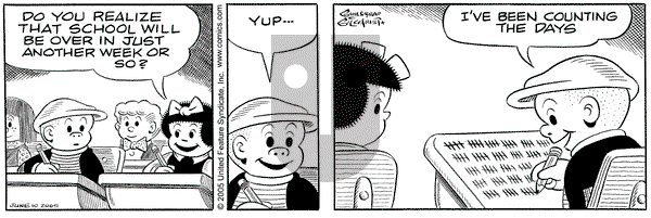 Nancy on Friday June 10, 2005 Comic Strip