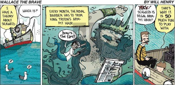 Wallace the Brave on Sunday September 16, 2018 Comic Strip