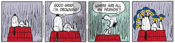 Peanuts - Thursday February 13, 2025 Comic Strip