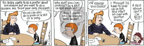 Cul de Sac on Saturday January 9, 2016 Comic Strip