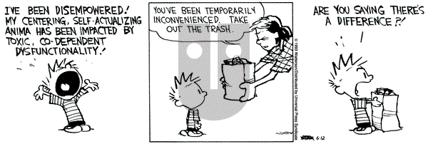 Calvin and Hobbes on Saturday June 12, 1993 Comic Strip