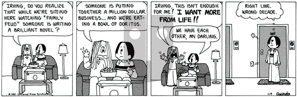 Cathy Classics on Monday January 19, 1981 Comic Strip