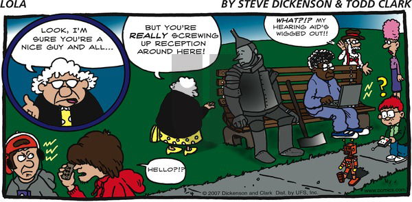 Lola on Sunday March 4, 2007 Comic Strip