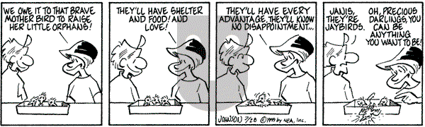 Arlo and Janis on Wednesday July 28, 1999 Comic Strip