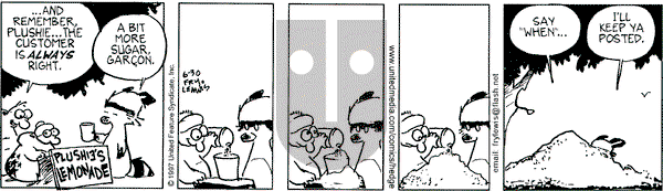 Over the Hedge on Monday June 30, 1997 Comic Strip