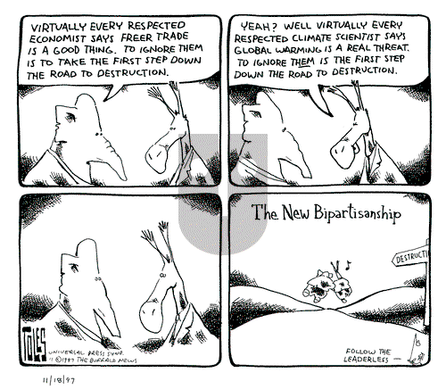 Tom Toles on Tuesday November 18, 1997 Comic Strip