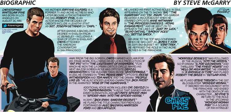 Biographic on Sunday November 29, 2020 Comic Strip