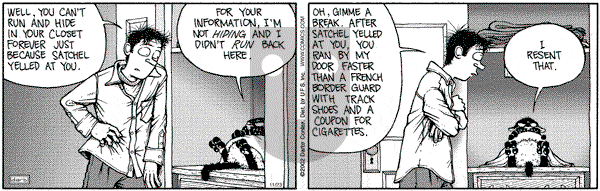 Get Fuzzy on Saturday November 23, 2002 Comic Strip