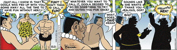 Alley Oop on Saturday December 21, 2013 Comic Strip