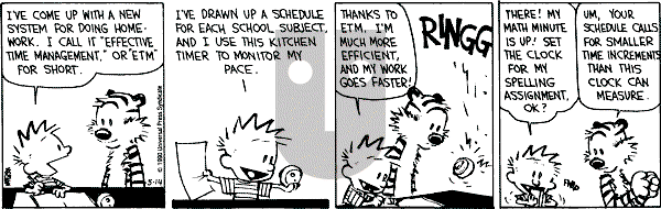 Calvin and Hobbes - Monday May 14, 1990 Comic Strip