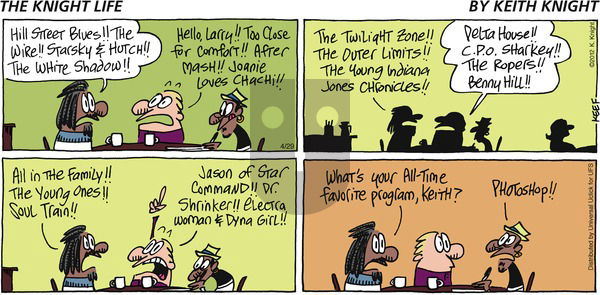 The Knight Life on Sunday April 29, 2012 Comic Strip