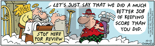 Frank and Ernest on Thursday October 15, 2009 Comic Strip