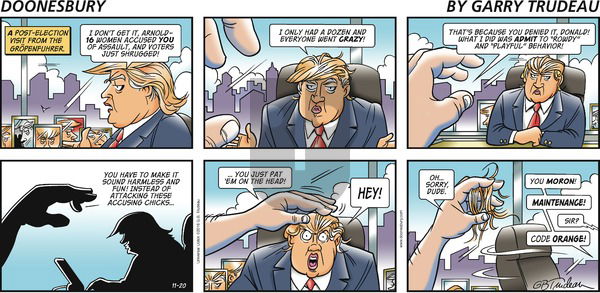 Doonesbury on Sunday November 20, 2016 Comic Strip
