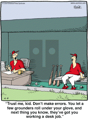 In the Bleachers - Tuesday April 6, 2004 Comic Strip
