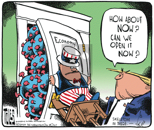 Tom Toles - Tuesday April 14, 2020 Comic Strip