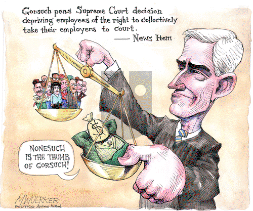 Matt Wuerker on Wednesday May 23, 2018 Comic Strip