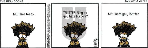 La Cucaracha on Wednesday March 28, 2018 Comic Strip