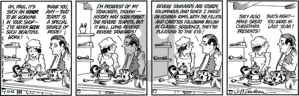 Doonesbury on Wednesday November 12, 1975 Comic Strip