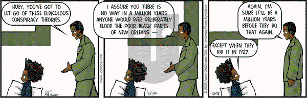 The Boondocks - Wednesday October 12, 2005 Comic Strip