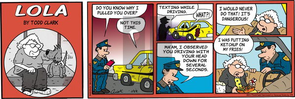 Lola on Sunday January 22, 2017 Comic Strip