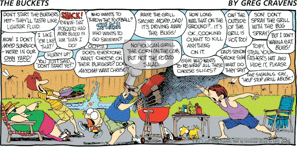 The Buckets - Sunday July 3, 2011 Comic Strip