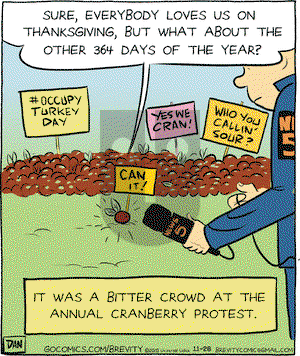 Brevity on Thursday November 26, 2015 Comic Strip