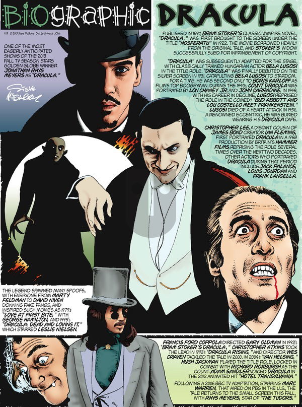 Biographic on Sunday September 8, 2013 Comic Strip