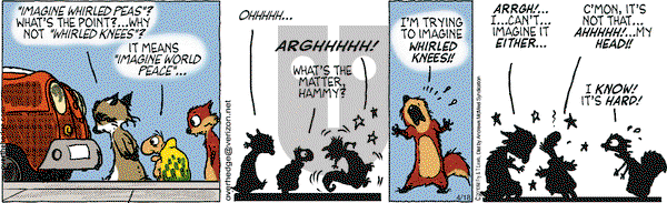 Over the Hedge on Tuesday April 18, 2017 Comic Strip