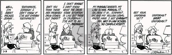 Doonesbury on Wednesday July 3, 1974 Comic Strip