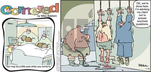 Cornered on Tuesday March 18, 2008 Comic Strip