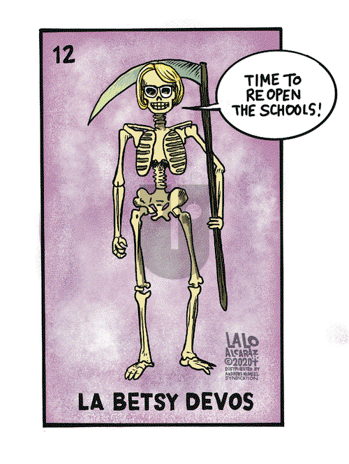 Lalo Alcaraz on Monday July 13, 2020 Comic Strip