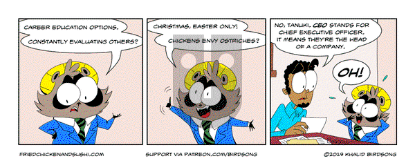 Little Fried Chicken and Sushi on 2025-07-07 Comic Strip