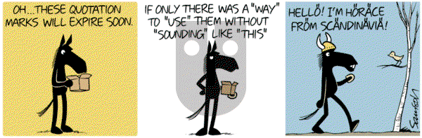 Dark Side of the Horse on Monday April 23, 2018 Comic Strip