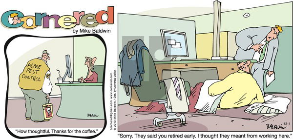 Cornered on Sunday December 1, 2013 Comic Strip