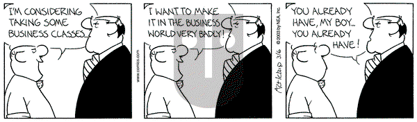 The Born Loser on Thursday March 6, 2003 Comic Strip