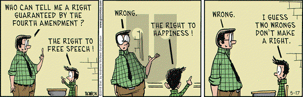 Grand Avenue on Thursday May 17, 2018 Comic Strip
