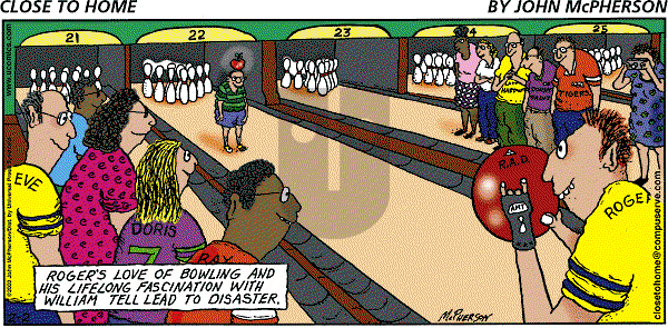 Close to Home - Sunday February 2, 2003 Comic Strip