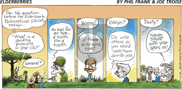 The Elderberries on Sunday March 27, 2005 Comic Strip