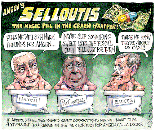 Matt Wuerker on Friday January 25, 2013 Comic Strip