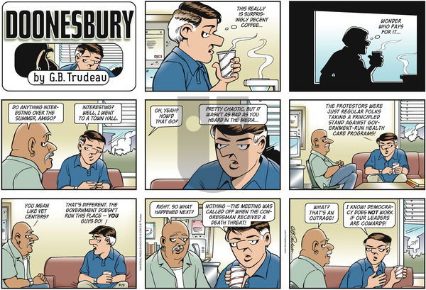Doonesbury on Sunday September 13, 2009 Comic Strip