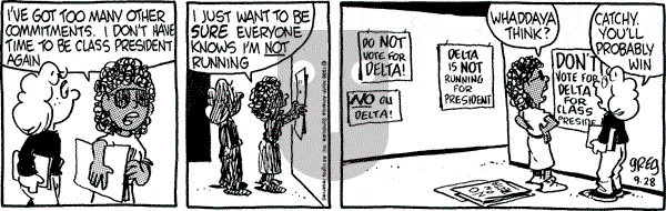 Luann on Wednesday September 28, 1988 Comic Strip