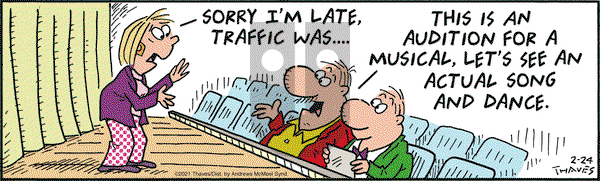 Frank and Ernest on Wednesday February 24, 2021 Comic Strip