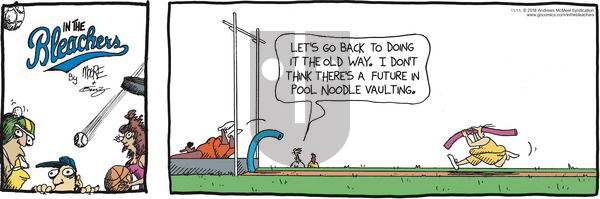 In the Bleachers on Sunday November 11, 2018 Comic Strip