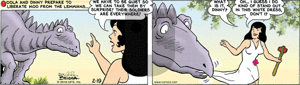 Alley Oop on Friday February 19, 2010 Comic Strip
