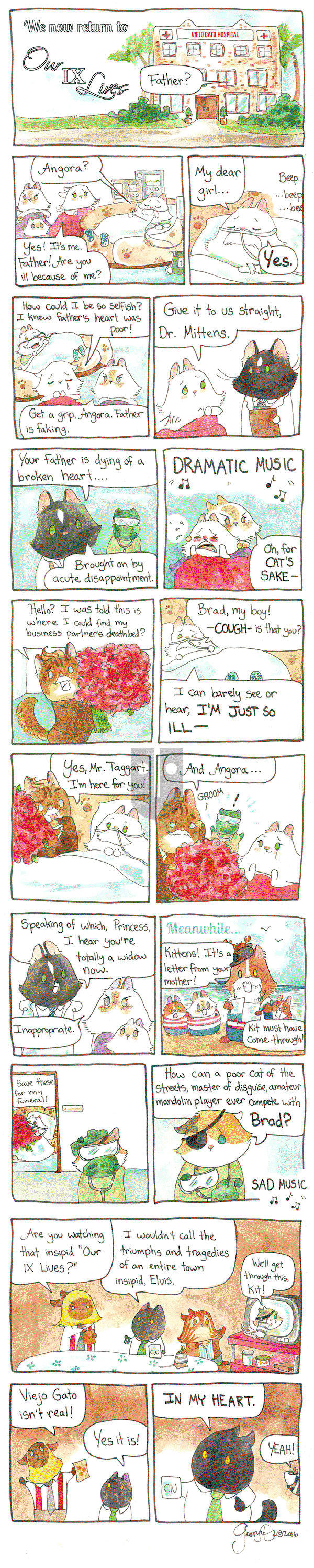 Breaking Cat News - Thursday June 2, 2016 Comic Strip